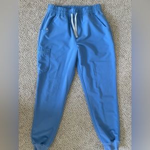 FIGS High waisted Zamora Jogger scrub pants | Ceil Blue